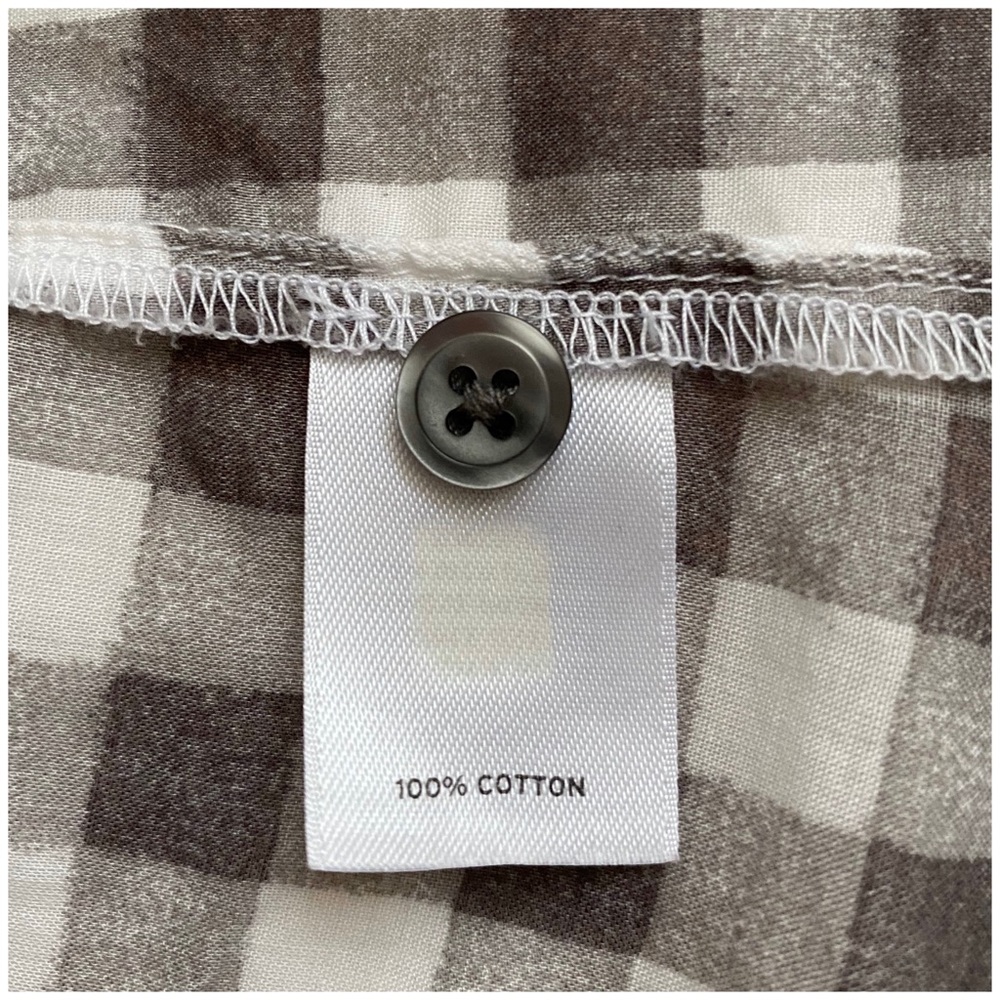 Halogen Gingham Shirt Button Down Long Sleeve - image 7